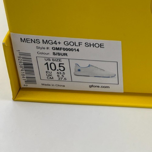 G/FORE MG4+ Golf Shoe Snow Surf Men\'s Size 10.5 GMF000014 New main image 12